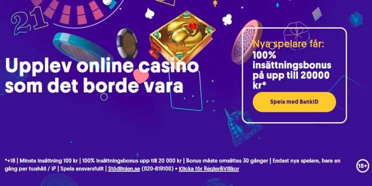 Casumo Casino Welcome Bonus for Sweden