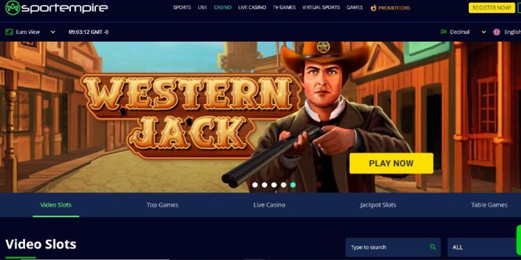 SportEmpire Casino Slide 1