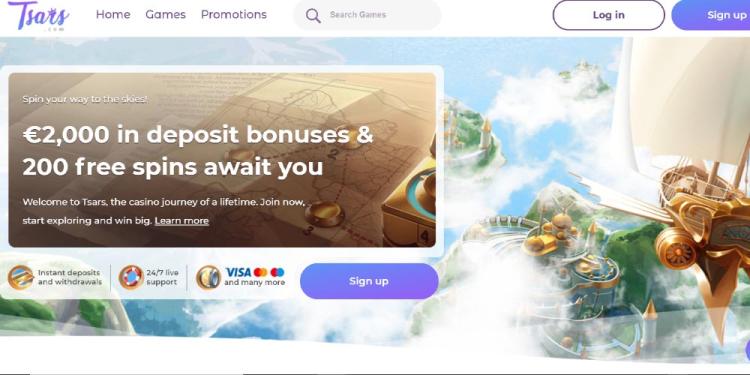 Tsars Casino Slide 1