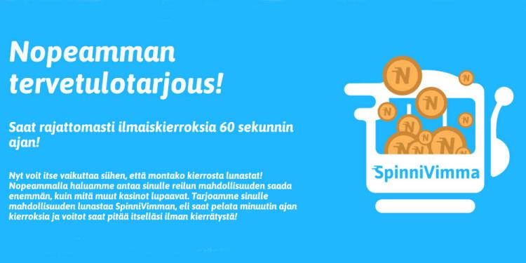 ComeOn! Casino Finnish Welcome Bonus