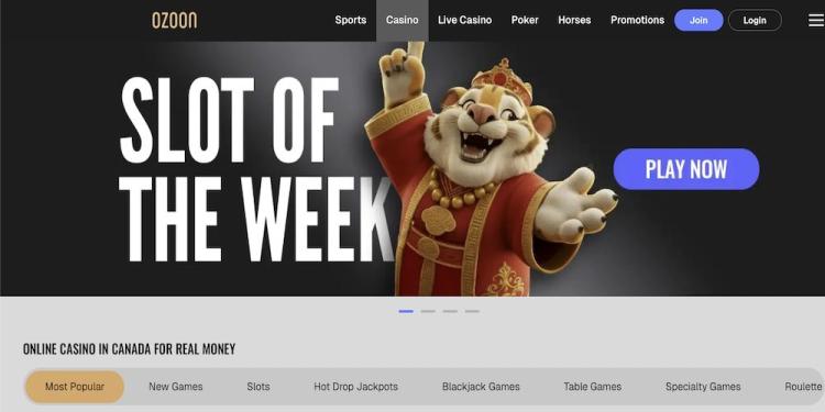 Ozoon Casino Slide 1