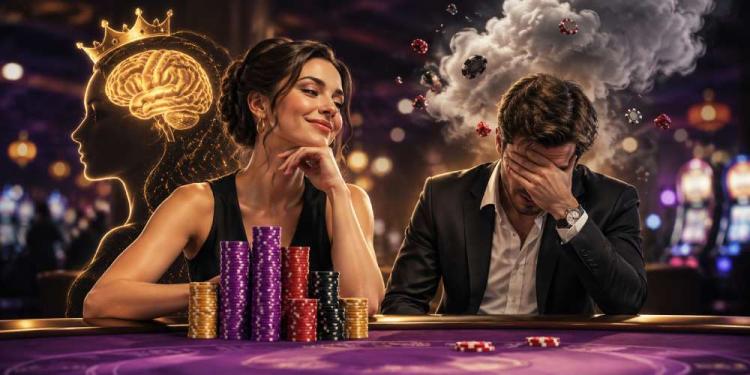 Why Women are Better Gamblers than Men at Online Casinos